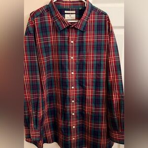 Oak Hill 100% Cotton Multicolored Men’s 4XL Long Sleeve Button Up Shirt